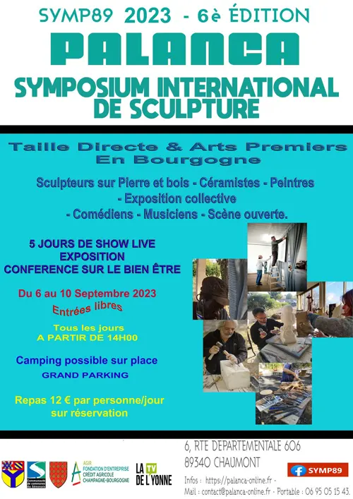 6eme Symposium89 Sculpture Palanca Chaumont 6au10 sept 2023.webp