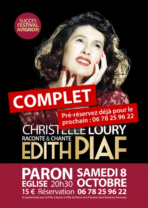 Affiche COMPLET Christelle Loury Piaf Paron 8oct2022 v3.webp
