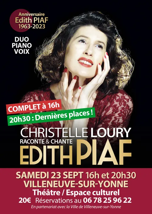 Affiche web Christelle Loury Piaf Villeneuve sur Yonne 2023 v3.webp