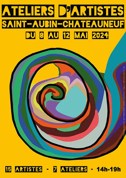 Ateliers d Artistes Saint Aubin Chateau Neuf 8 au 12 mai 2024.webp