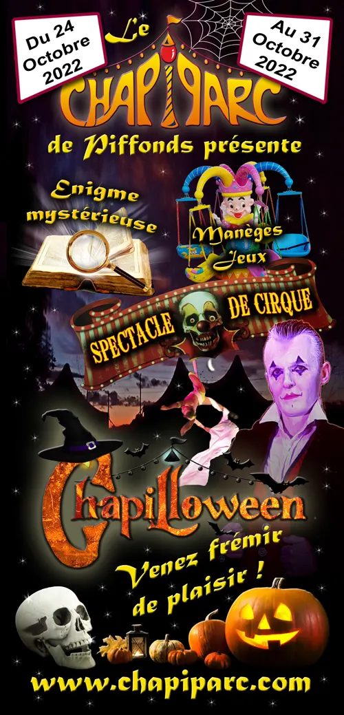 Chapilloween Halloween Cirque Star Chapiparc 24au31octobre2022.webp