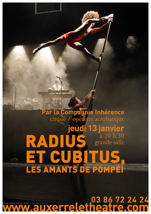 Cirque Radius et Cubitus les amants de Pompei Theatre Auxerre 13 01 2022.jpg