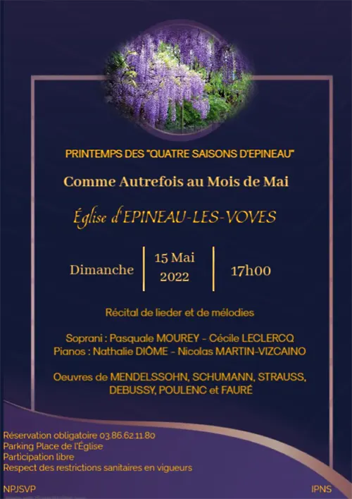 Concert Printemps Quatre Saisons d Epineau les Voves 15 05 2022.webp