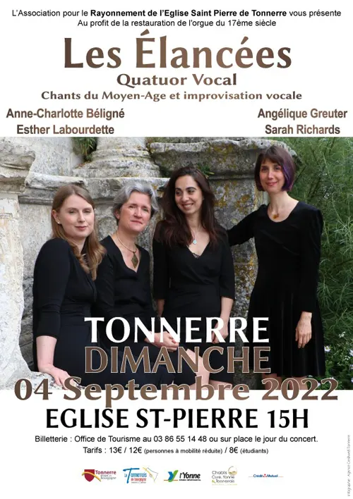 Concert Quatuor Les Elancees Eglise St Pierre Tonnerre 4septembre2022.webp