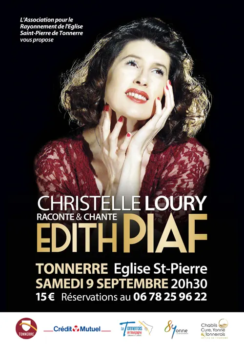 Concert Tournee Anniversaire Christelle Loury Edith Piaf Eglise Tonnerre 09 09 2023.webp