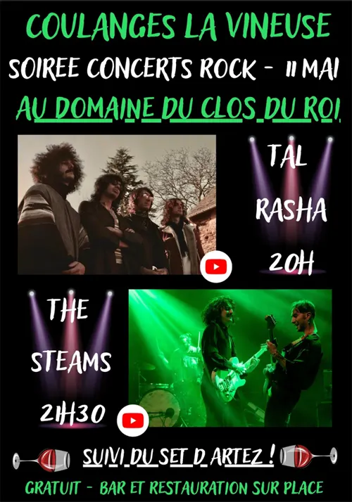 Concerts rock Domaine du Clos du Rois Coulanges la Vineuse 11 05 2024.webp