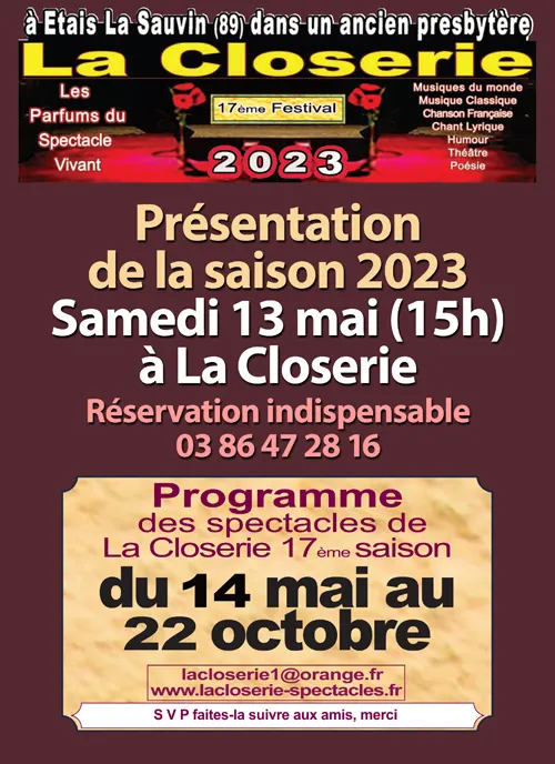 Conference presentation saison 2023 La Closerie Etais la Sauvin 13 05 2023.webp