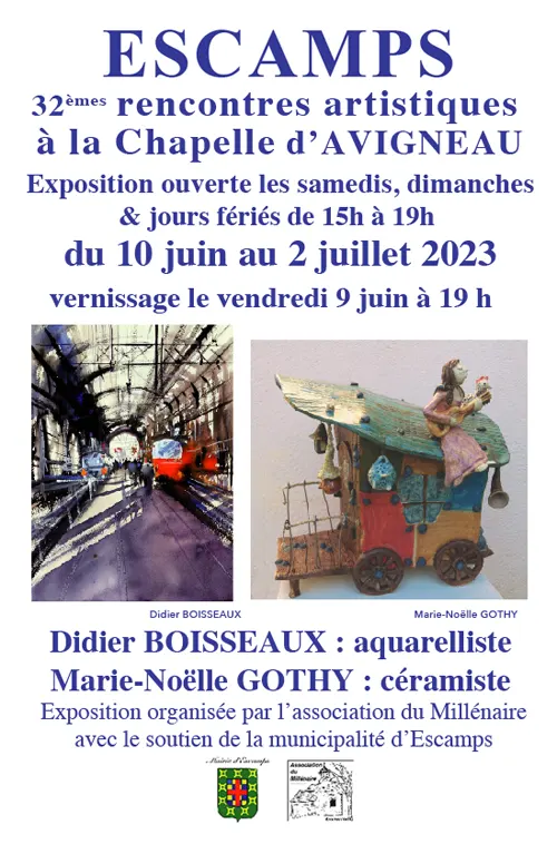 Expo Chapelle Avigneau Escamps 10juin 2juillet2023.webp