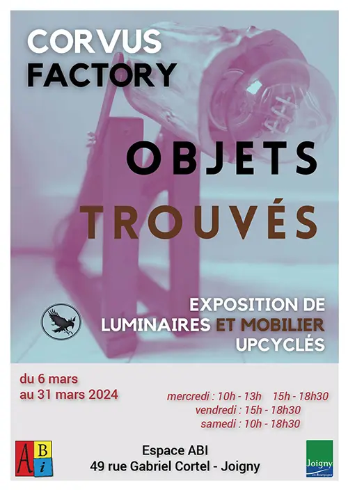 Expo Corvus Factory ABI Joigny 6 au 31 mars 2024.webp