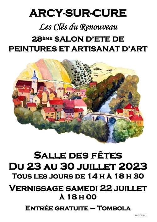 Expo Salon d Ete de Peintures et d Artisanat d art Arcy sur Cure 2023.webp