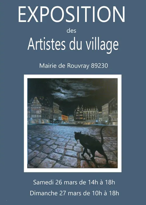 Exposition Artistes du village Rouvray 26 27mars2022.webp