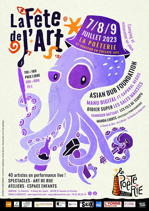 Fete de lArt La Poeterie St Sauveur en Puisaye 7 8 9juilllet2023.webp