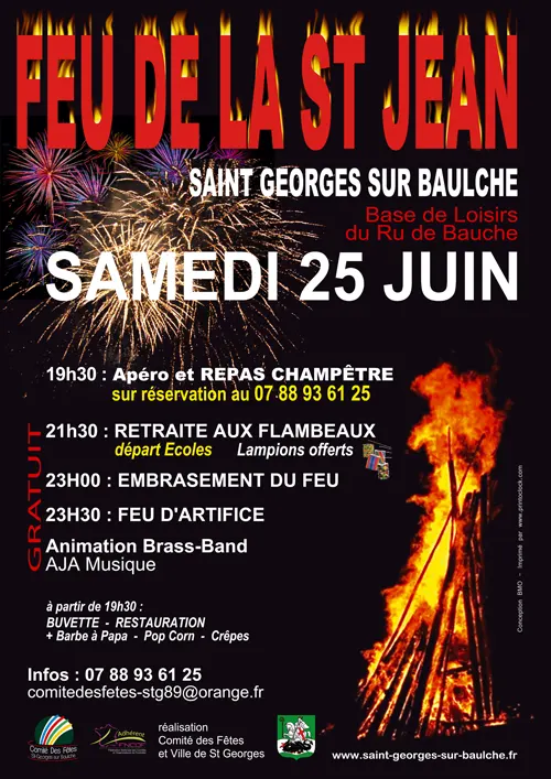 Feu de la Saint Jean Saint Georges sur Baulche 25 06 2022.webp