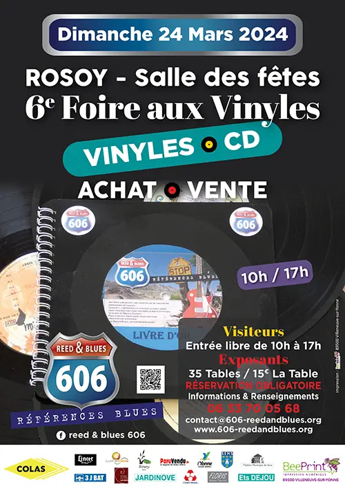 Foire aux Vinyles CD 606 Reed and Blues Rosoy 24 03 2024.webp
