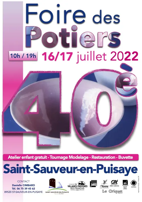 Foire des Potiers Saint Sauveur en Puisaye 16 17juillet2022.webp