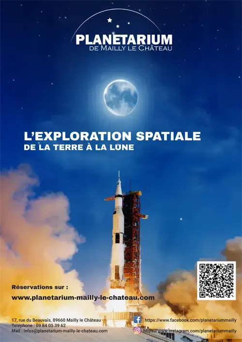 L exploration spatiale De la terre a la lune Planetarium Mailly le Chateau.webp