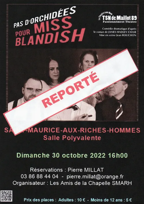 Reporte Pas d Orchidees pour Miss Blandish Theatre Sans Nom de Maillot St Maurice Aux Riches Hommes 30 10 2022.webp
