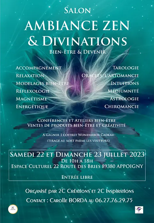 Salon Ambiance Zen Divinations Appoigny 22 23juillet2023.webp