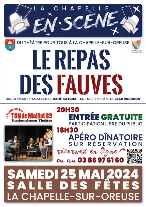 Soiree theatre La Chapelle sur Oreuse 25 05 2025.webp