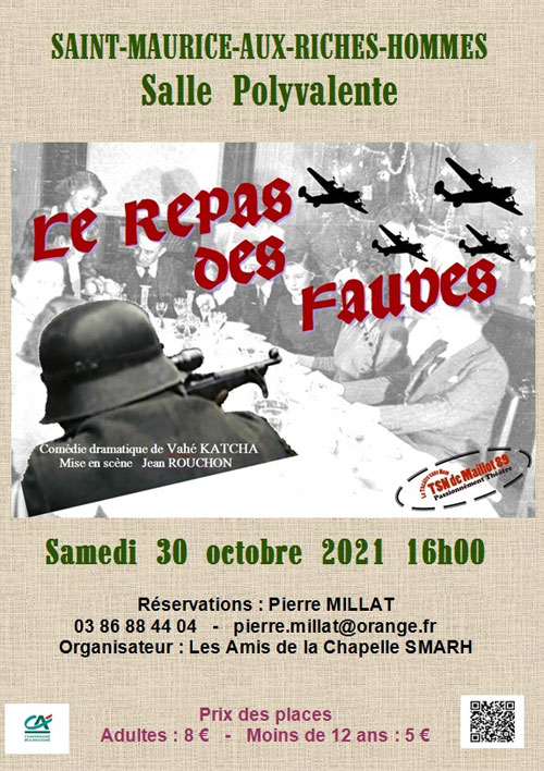 Theatre Sans Nom de Maillot Le Repas des Fauves Saint Maurice aux Riches Hommes 30 10 2021.jpg