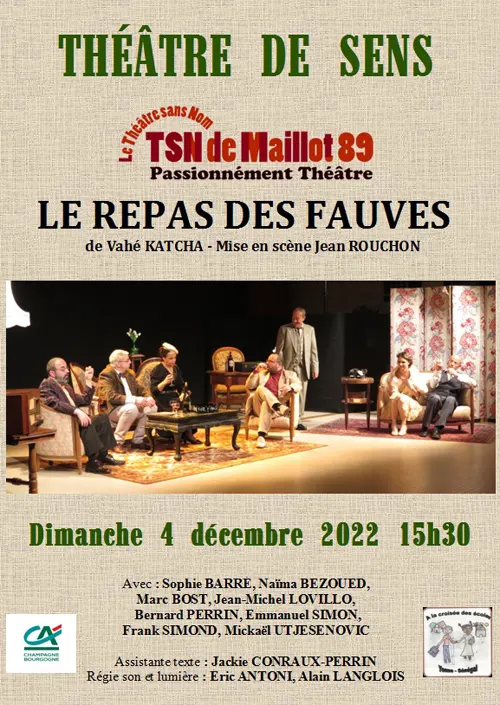 Theatre sans Nom de Maillot Le Repas des Fauves Sens 04 12 2022.webp