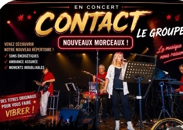 Apéro concert à Laduz avec le groupe "Contact" – Laduz (Plein air) (affiche de l’événement)