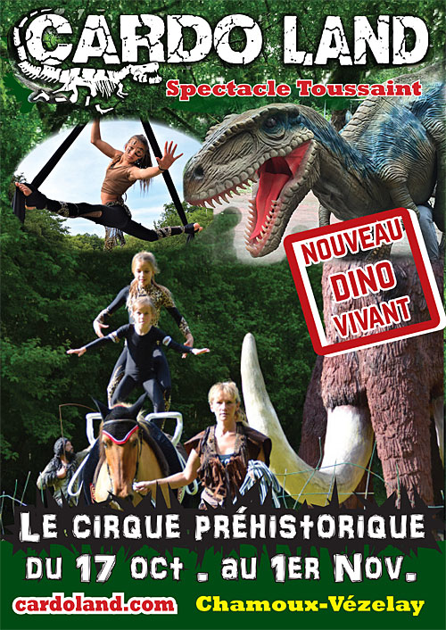 cardoland special toussaint octobre2020 nouveau dino vivant le cirque prehistorique.jpg