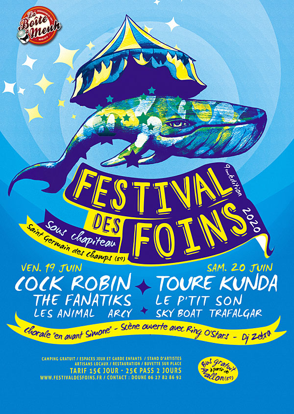 FESTIVAL DES FOINS (9ème édition) : CONCERTS avec COCK ROBIN + la Chorale
