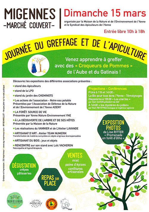 JOURNEE DU GREFFAGE ET DE L'APICULTURE : Venez apprendre à greffer avec des