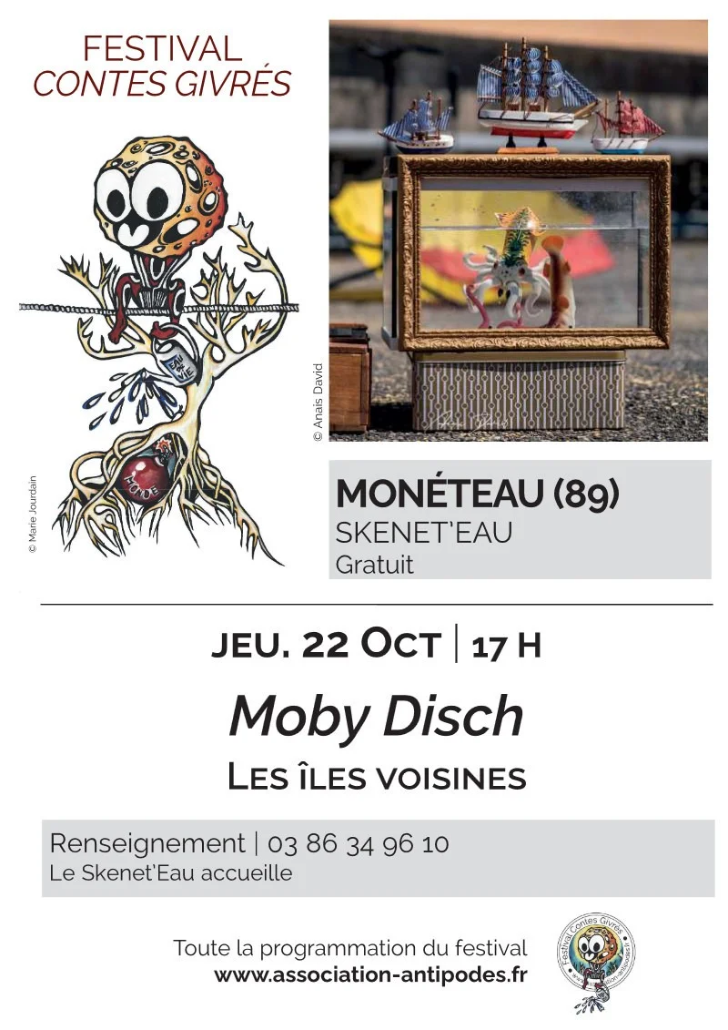 Moby Disch – Moneteau (Skenet'eau) (affiche de l’événement)