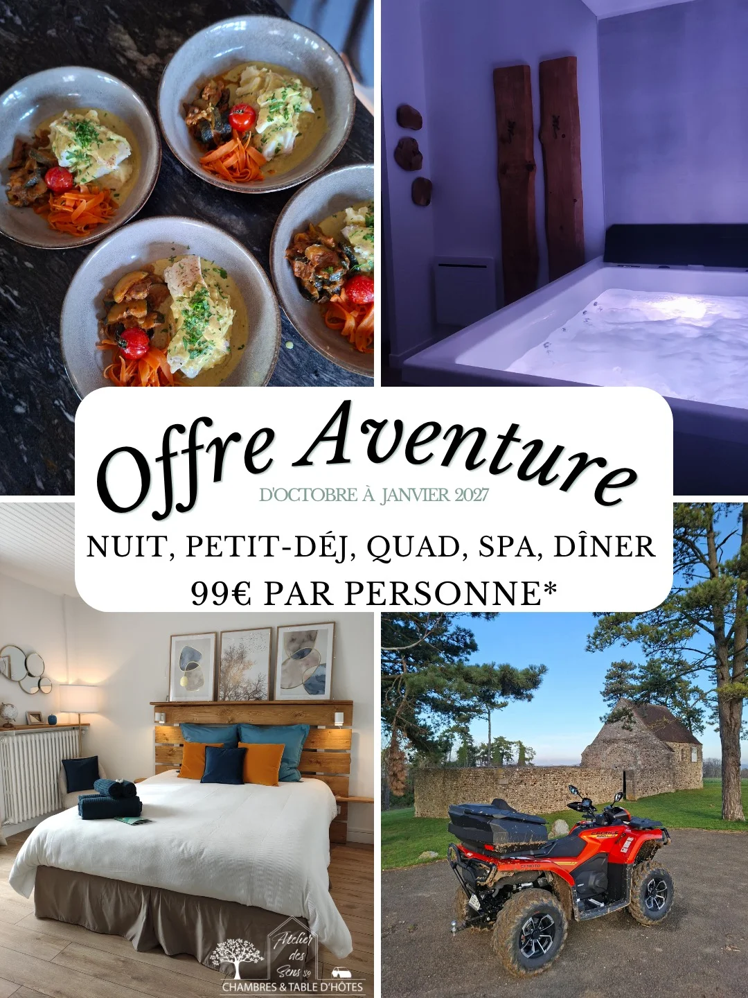 Offre aventure à l'Atelier des Sens 89 – Evry (Atelier des sens 89) (affiche de l’événement)