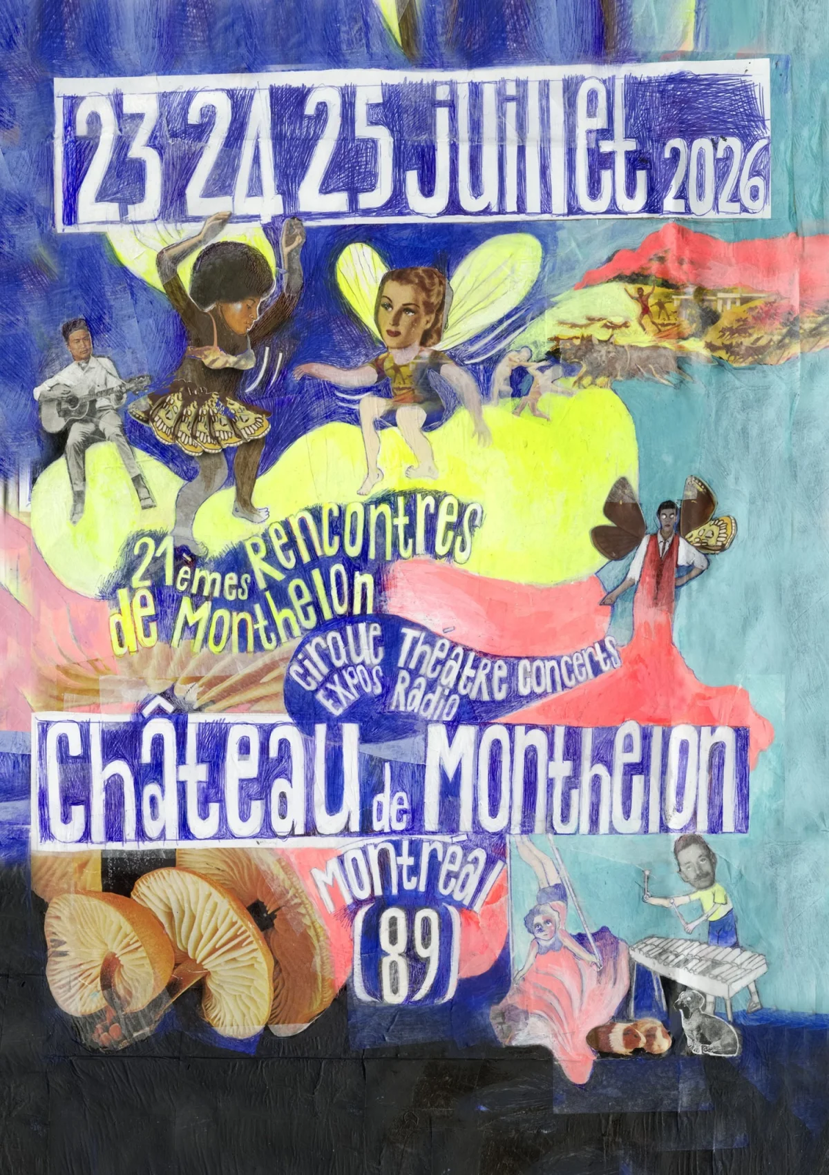 Les 21èmes Rencontres de Monthelon – Montréal (Château de Monthelon) (affiche de l’événement)