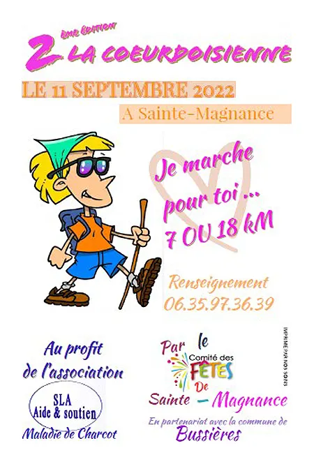 2eme Coeurdoisienne Marche SLA Sainte Magnance 11septembre2022.webp