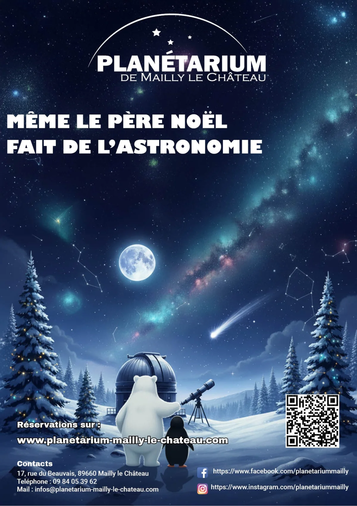 Astro Noël – Mailly-le-Château (Planétarium - Espace nature du Beauvais) (affiche de l’événement)