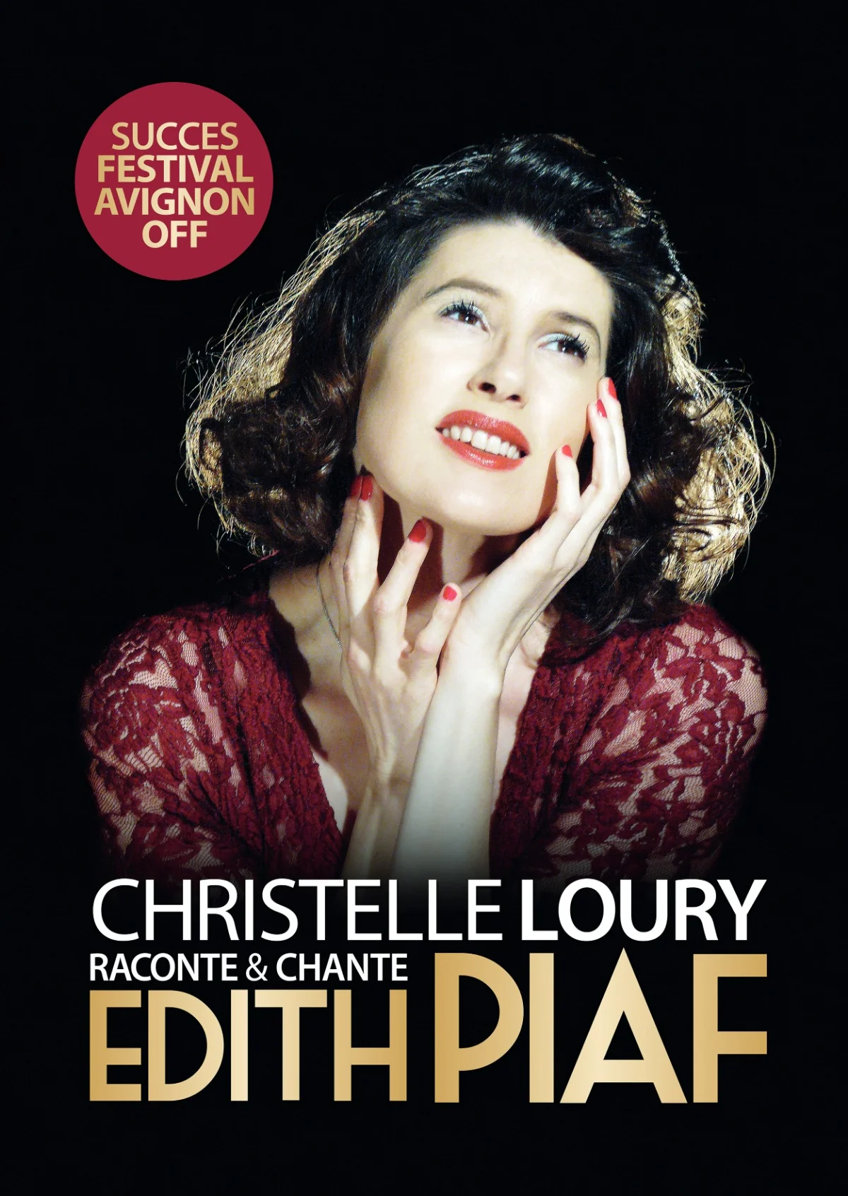 "Revivre l'Emotion Edith Piaf" : Christelle Loury raconte et chante Edith Piaf (spécial église) – Bernon / Aube (Eglise) (affiche de l’événement)