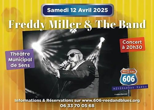 Concert avec Freddy Miller & The Band – Sens (Théâtre municipal) (affiche de l’événement)