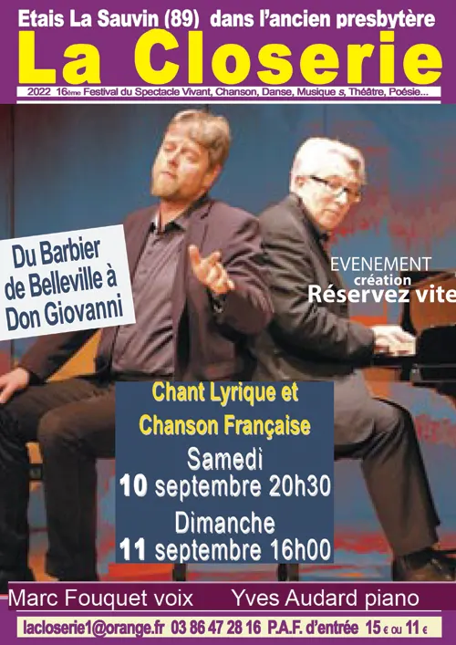 Concert chant lyrique chanson Marc Fouquet Yves Audard Theatre La Closerie 09 2022.webp