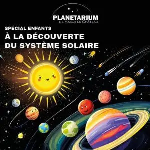 Séance de planétarium : A la découverte du système solaire (spécial enfants / 5 séances au choix)