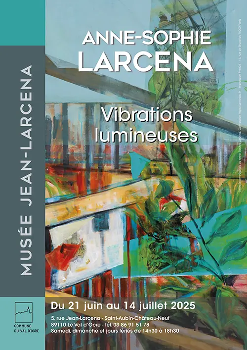 Expo Anne Sophie Larcena St Aubin Chateau Neuf 21 juin au 14 juillet 2025 v2.webp