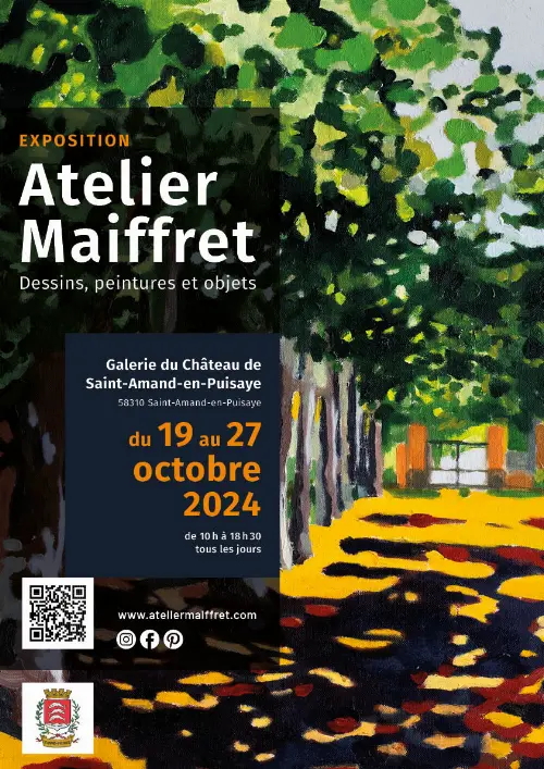Expo Atelier Maiffret St Amand en Puisaye 19 au27 octobre 2024.webp