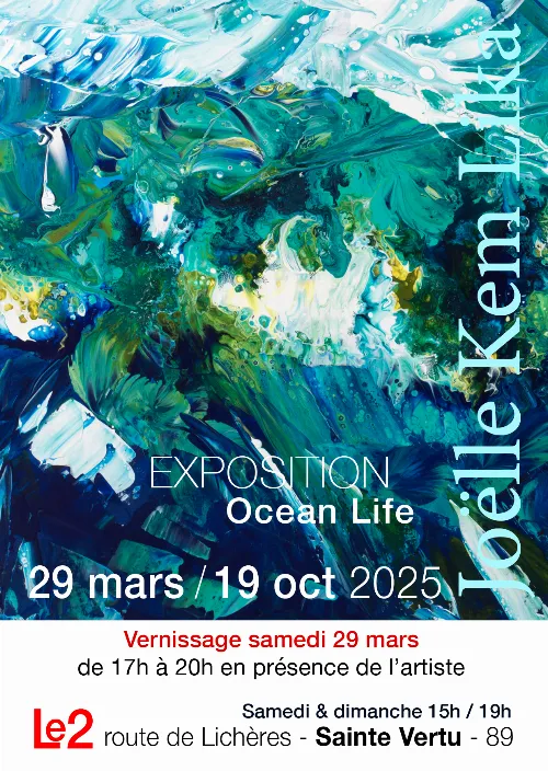 Expo Ocean Life Joelle Kem Lika Sainte Vertu 29 mars au 19 octobre 2025.webp