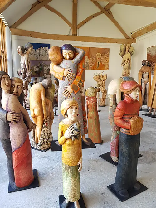 Expo Sculptures Pierre Merlier Escolives Ste Camille 2025.webp