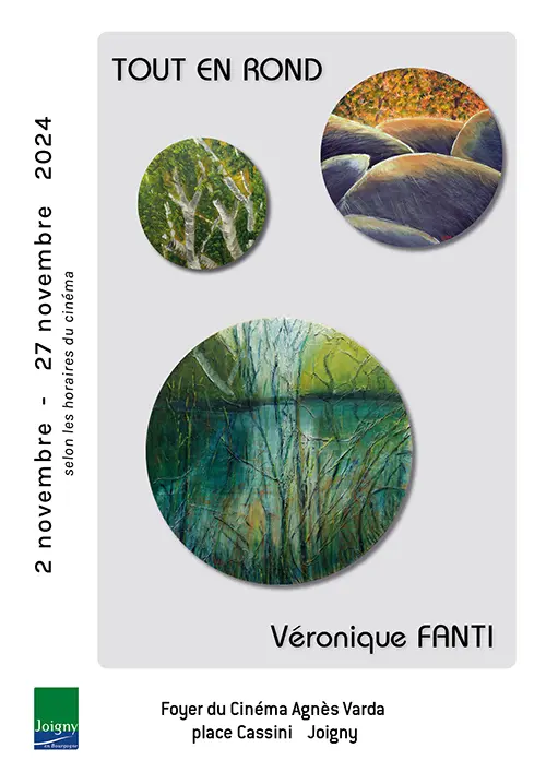 Expo Tout en Rond Veronique Fanti Joigny 2 au 27 nov 2024.webp