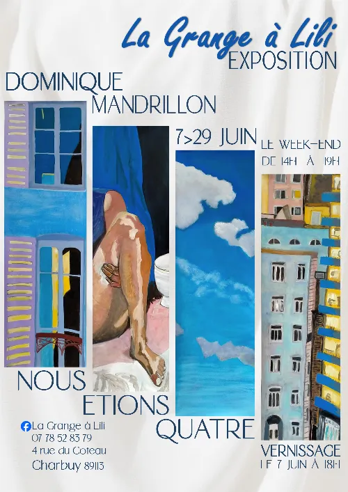 Exposition Dominique Mandrillon Charbuy 7 au 29 juin 2025.webp