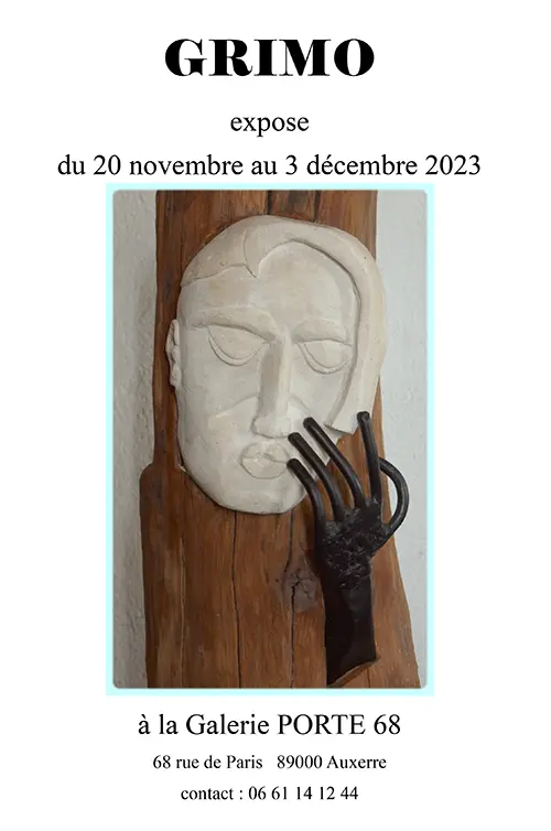 Exposition Grimo Galerie Porte 68 Auxerre 20nov 3dec2023.webp