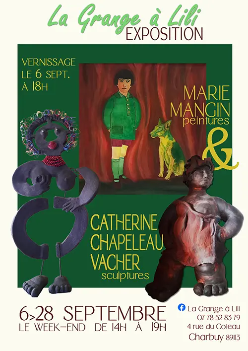 Exposition La Grange a Lili Charbuy 6 au 28 septembre 2025.webp