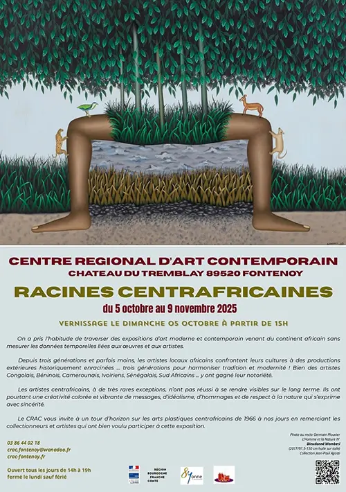 Exposition Racines Centrafricaines CRAC Fontenoy 5 oct au 9 nov 2025.webp