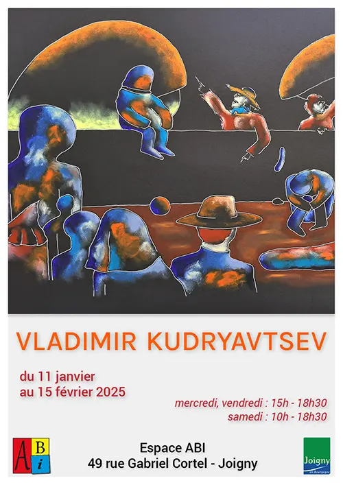 Exposition Vladimir Kudryavtsev ABI Joigny 11 jan au 15 fev 2025.webp