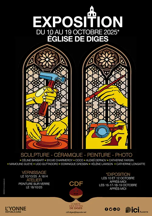Exposition artistique Diges 10 au 19 octobre 2025.webp