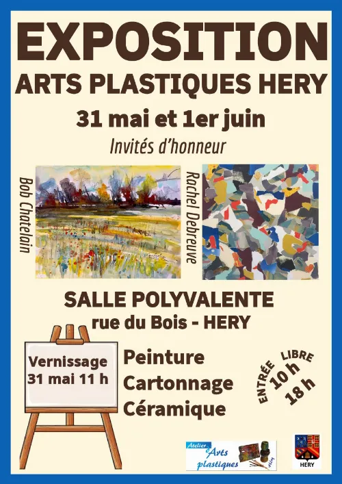 Exposition arts plastique Hery 31 mai 1er juin 2025.webp